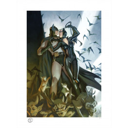 DC Comics Art Print Batman & Catwoman 46 x 61 cm - nezarámovaný
